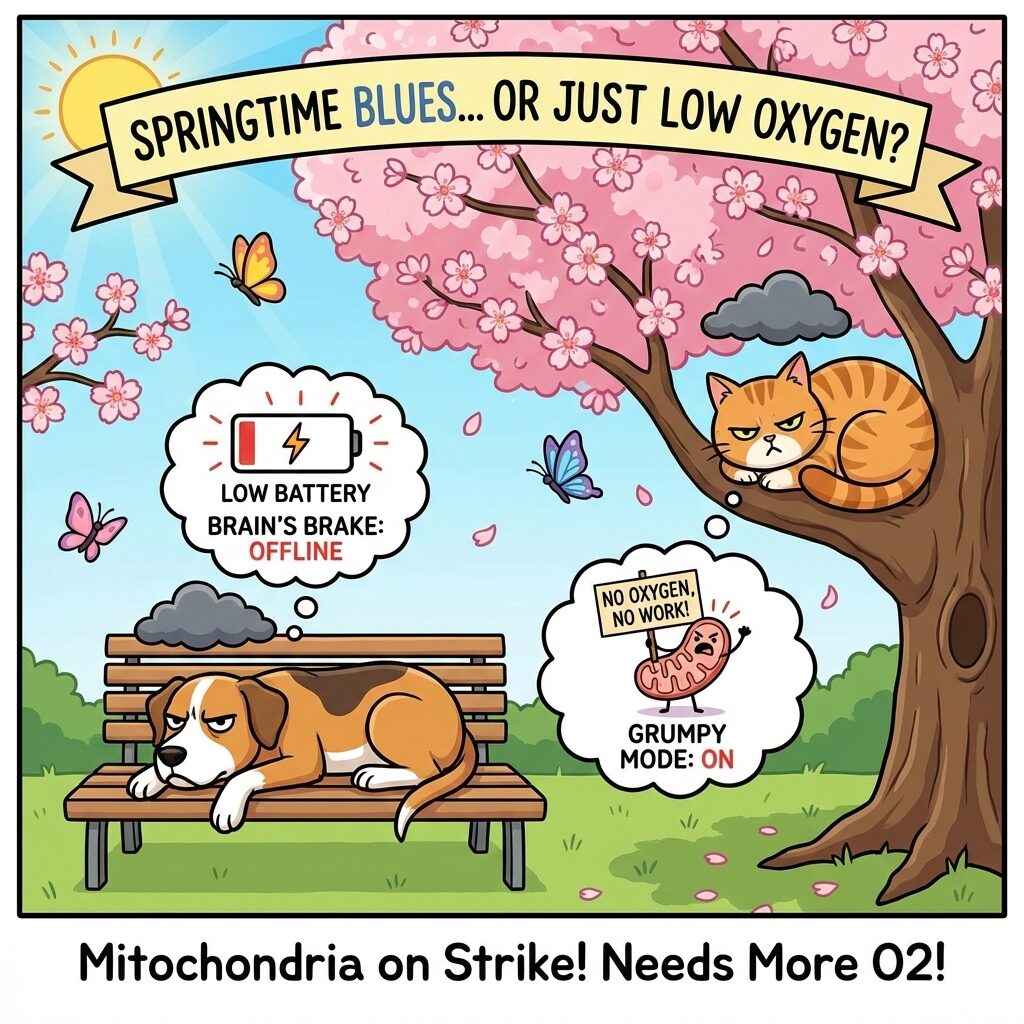 兵庫みなと動物病院の「春先のメンタル不調は『酸素不足』のせい?」画像